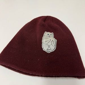 Nermal cat flipping bird cap one size brownish
